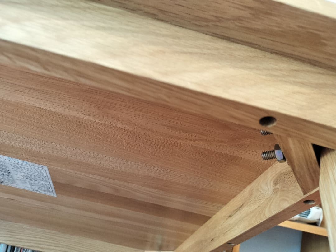 無印良品 MUJI 無垢材テーブル オーク材　幅80cm