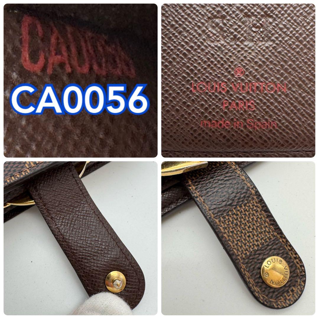 新型】ルイヴィトン ダミエ エベヌ ヴィエノワ 折り財布 コンパクト 現行