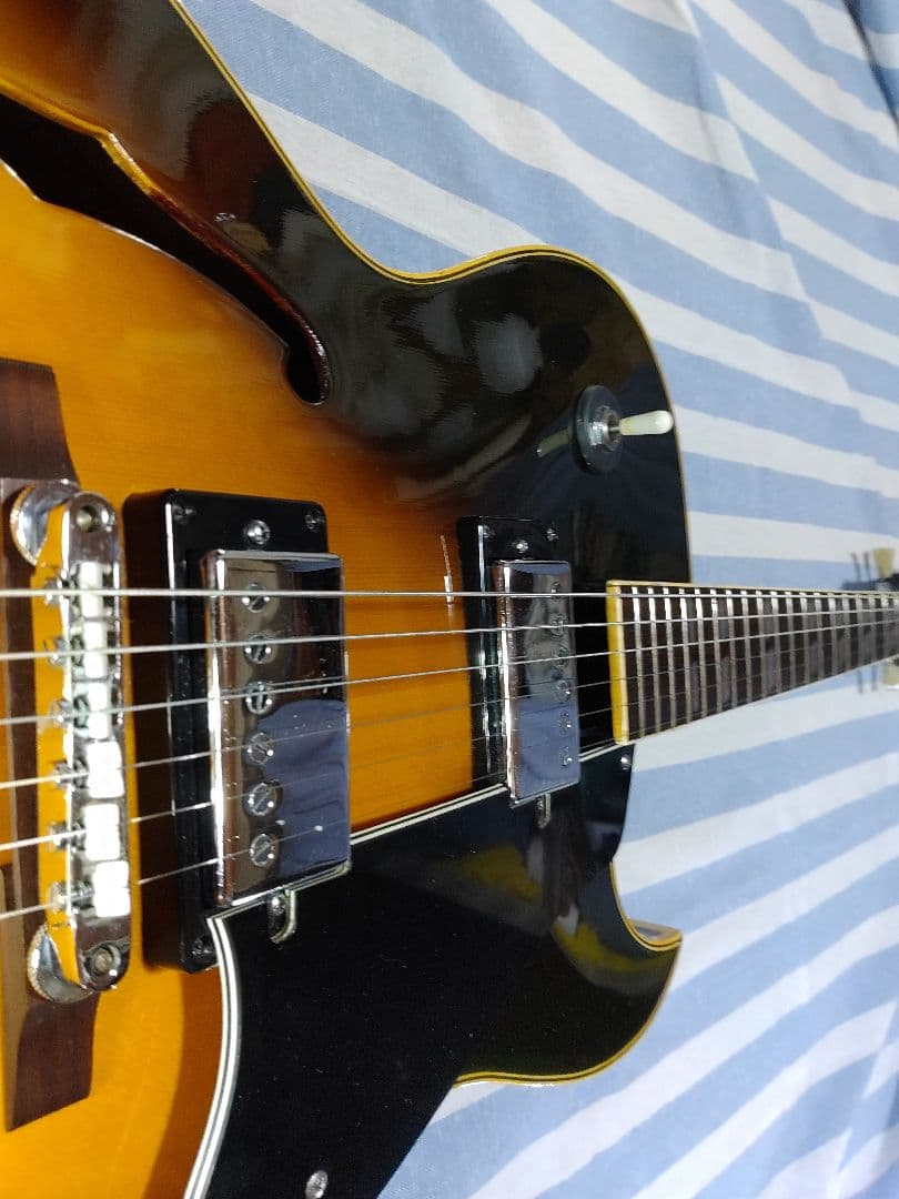 Greco S-50 グネコロゴの ES-175タイプの美品フルアコ少し難アリ