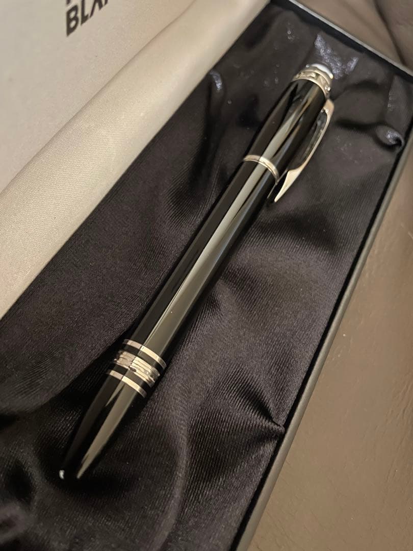⭐️モンブラン⭐️スターウォーカー ボールペン⭐️ プラチナ 化粧箱