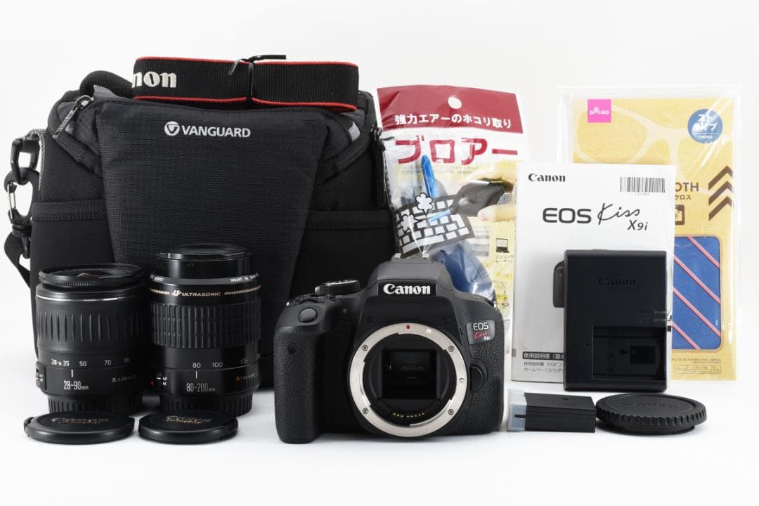 Canon EOS Kiss X9i 本体とレンズ2本セット