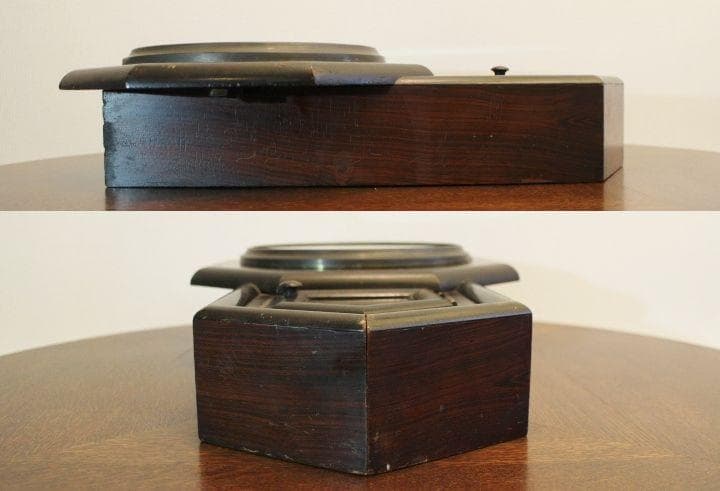 明治27年 アンティーク 京都時計 八角 掛時計 柱時計 振り子 動作品