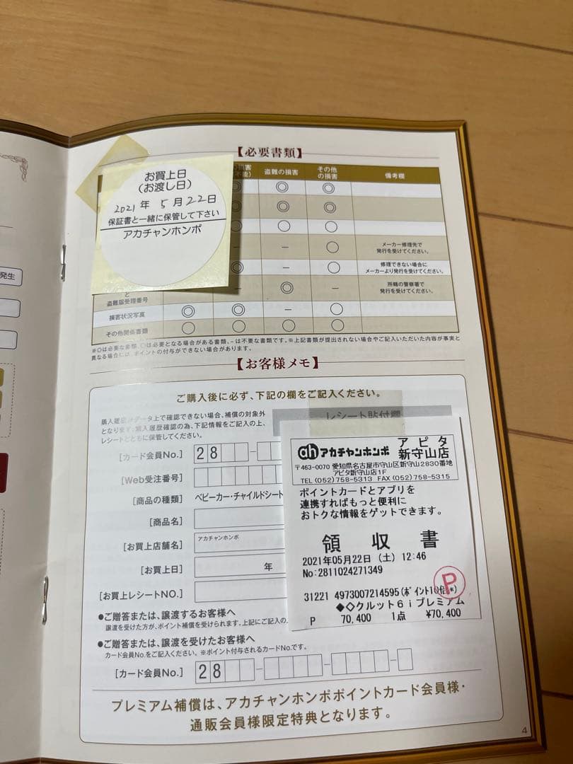 みょん。エールべべ　クルット6i プレミアム　デニムブルー　isofix