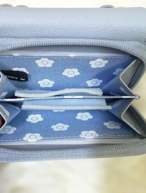 新品・未使用】マリークワント フーリーDパッチ ミニウォレット レザー