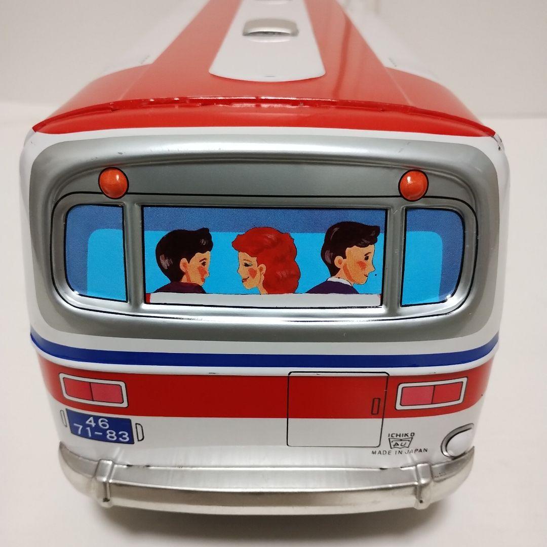 ブリキ　日本高速バス　イチコー製品　当時物　昭和レトロ　デッドストック　美品✨