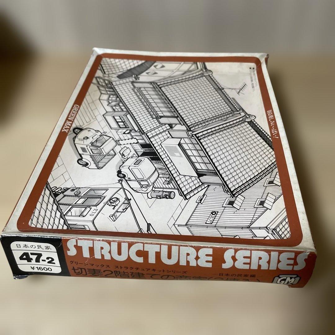 GREEN MAX 建築模型日本民家商家街景47系 全6種セット未組立Ln576