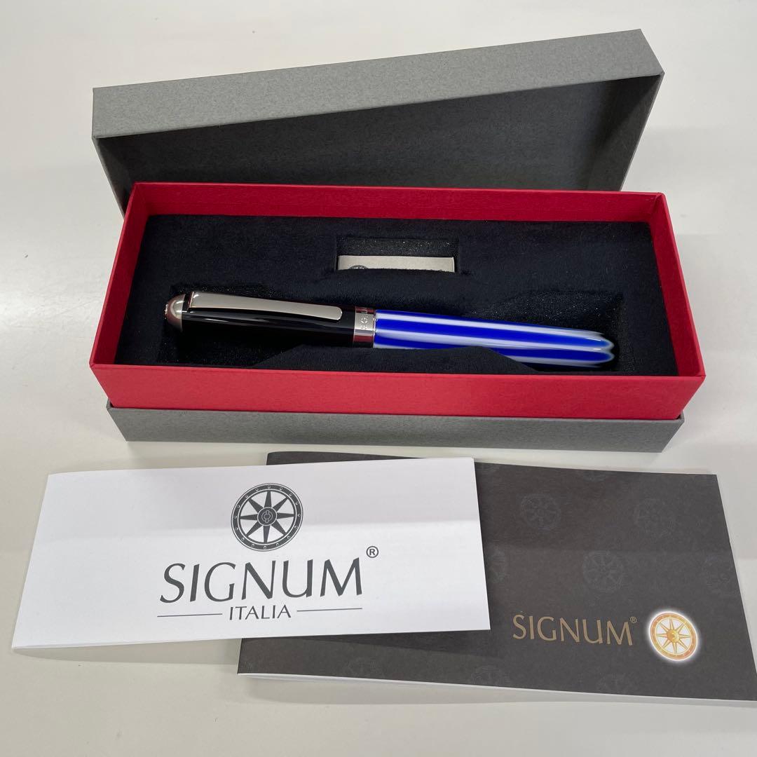 シグナム ムラーノ 万年筆 ブルー （F） - メルカリ