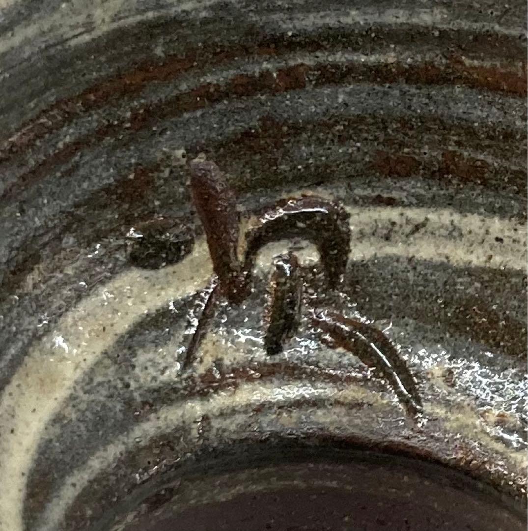 B162s  金城次郎作　徳利・盃セット　1組　壺屋焼　沖縄　人間国宝　酒器　魚