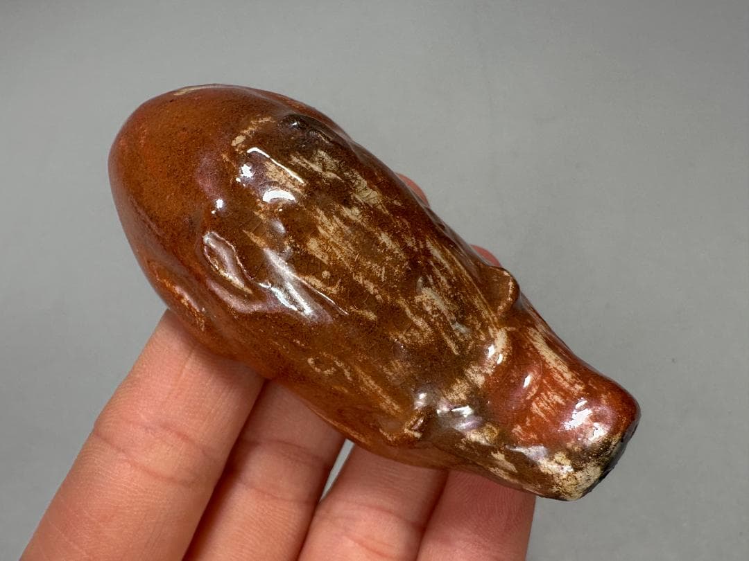 香合　干支　猪　香道具