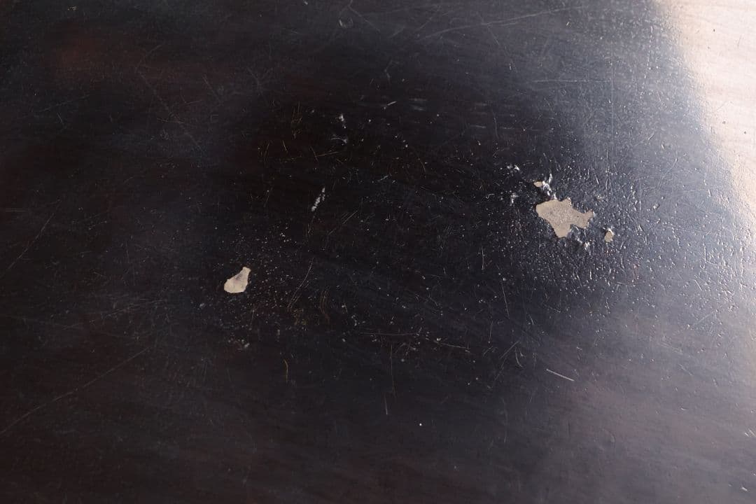 時代 木製 漆塗 春日卓 高34.8cm 高卓 花台 経机【MA823】