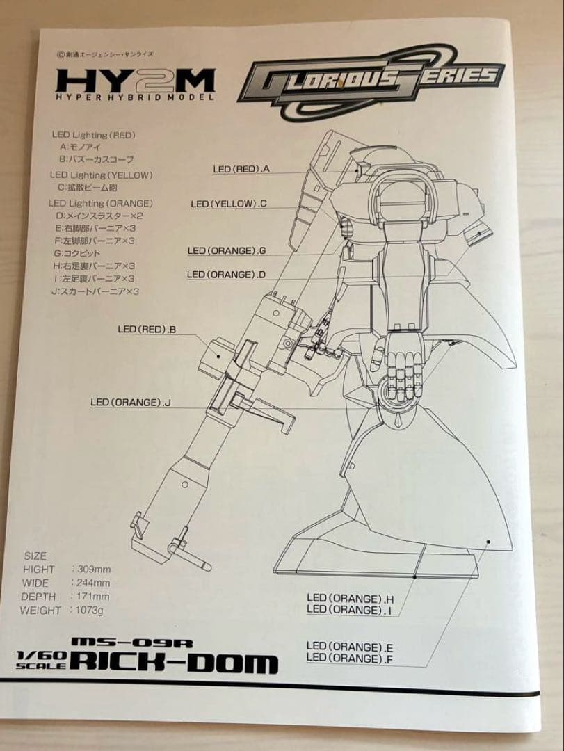 ⭐︎jinn⭐︎RICH-DOM HY2M ms-09R 1/60SCALE