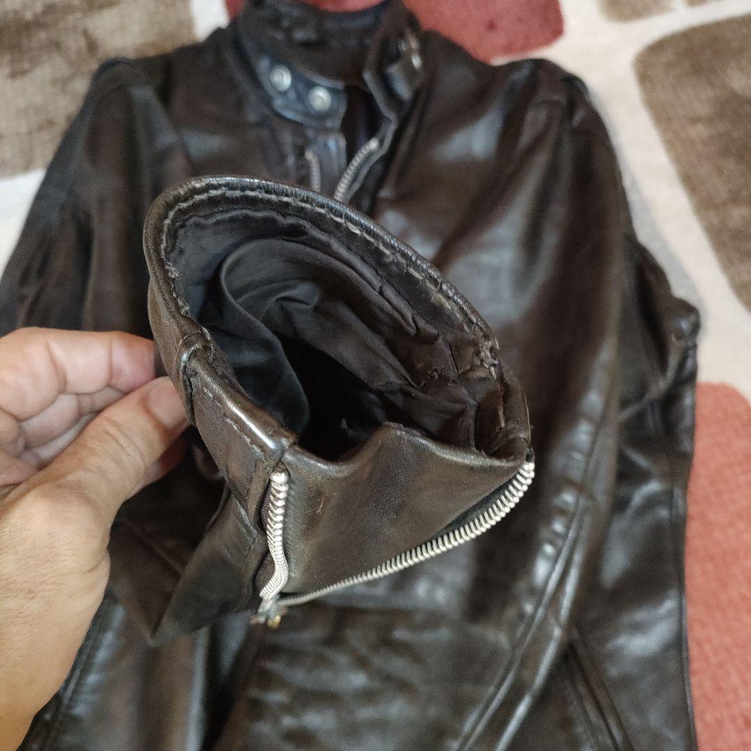 レアモデル 141 Schott シングルライダース 36 人気641の革違い