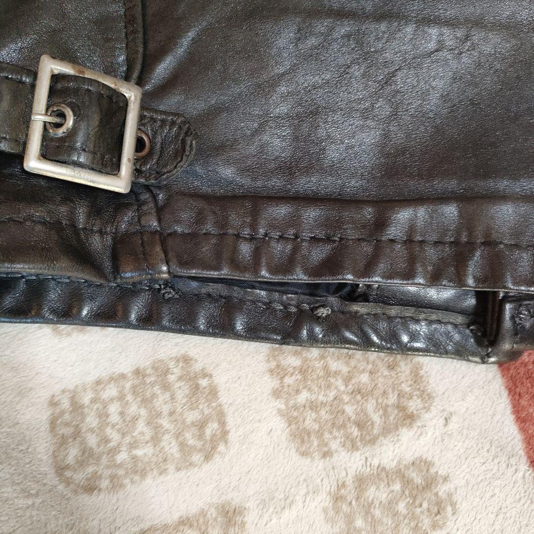 レアモデル 141 Schott シングルライダース 36 人気641の革違い