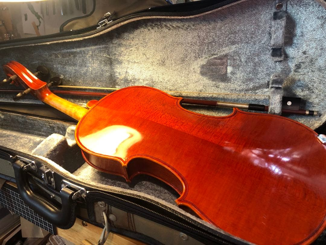 駒&魂柱調整済】サンアントニオ V-802バイオリン 4/4