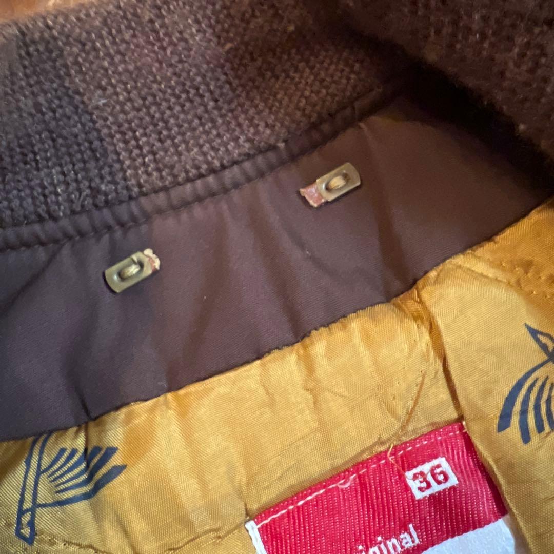 70s ☆Catalina derbyjacket brown☆36 - メルカリ