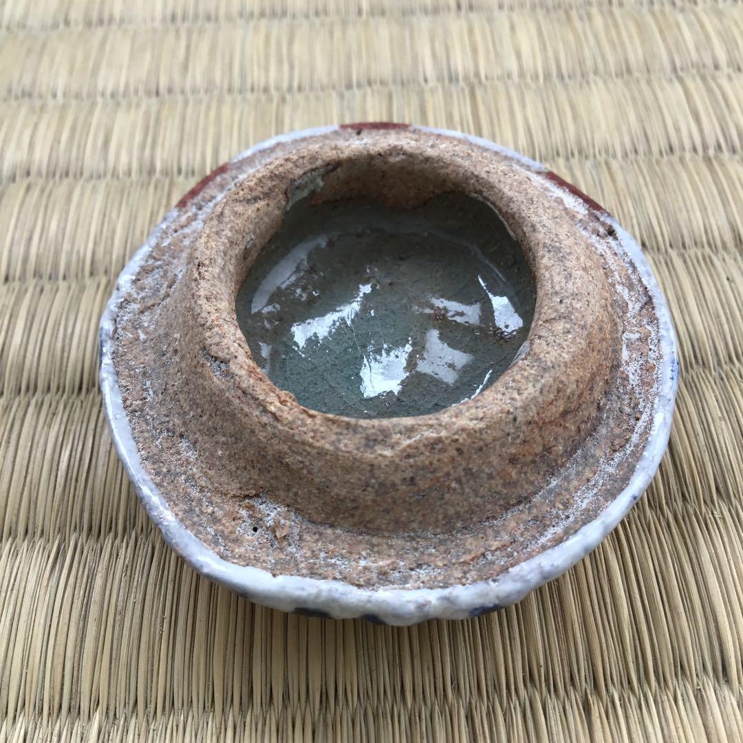 茶道具 香合 川蝉香合 出雲焼 楽山窯 長岡住右衛門(空権)造 共