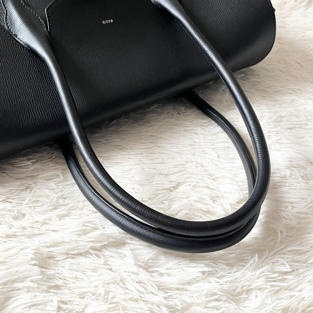 未使用✨FARO ファーロ　トートバッグ　Cartello レザー　ブラック