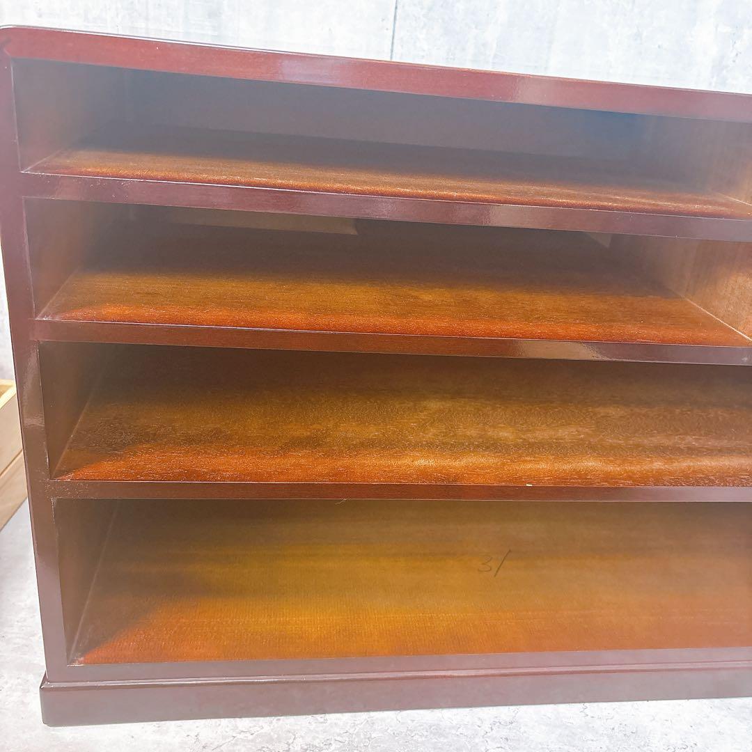 極美品】露木清次作 箱根寄木細工 麻の葉模様 小箪笥 民芸家具