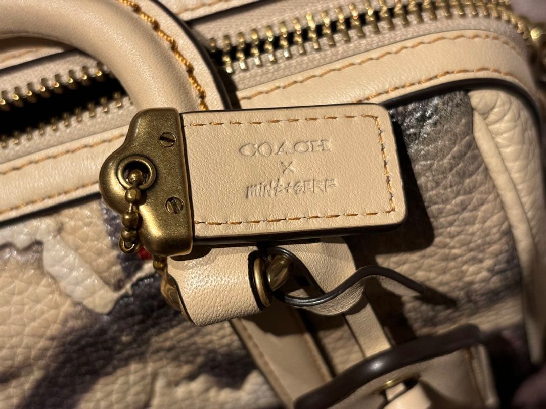 【超美品】COACH ×MINT+SERF ルビーサッチェル 18