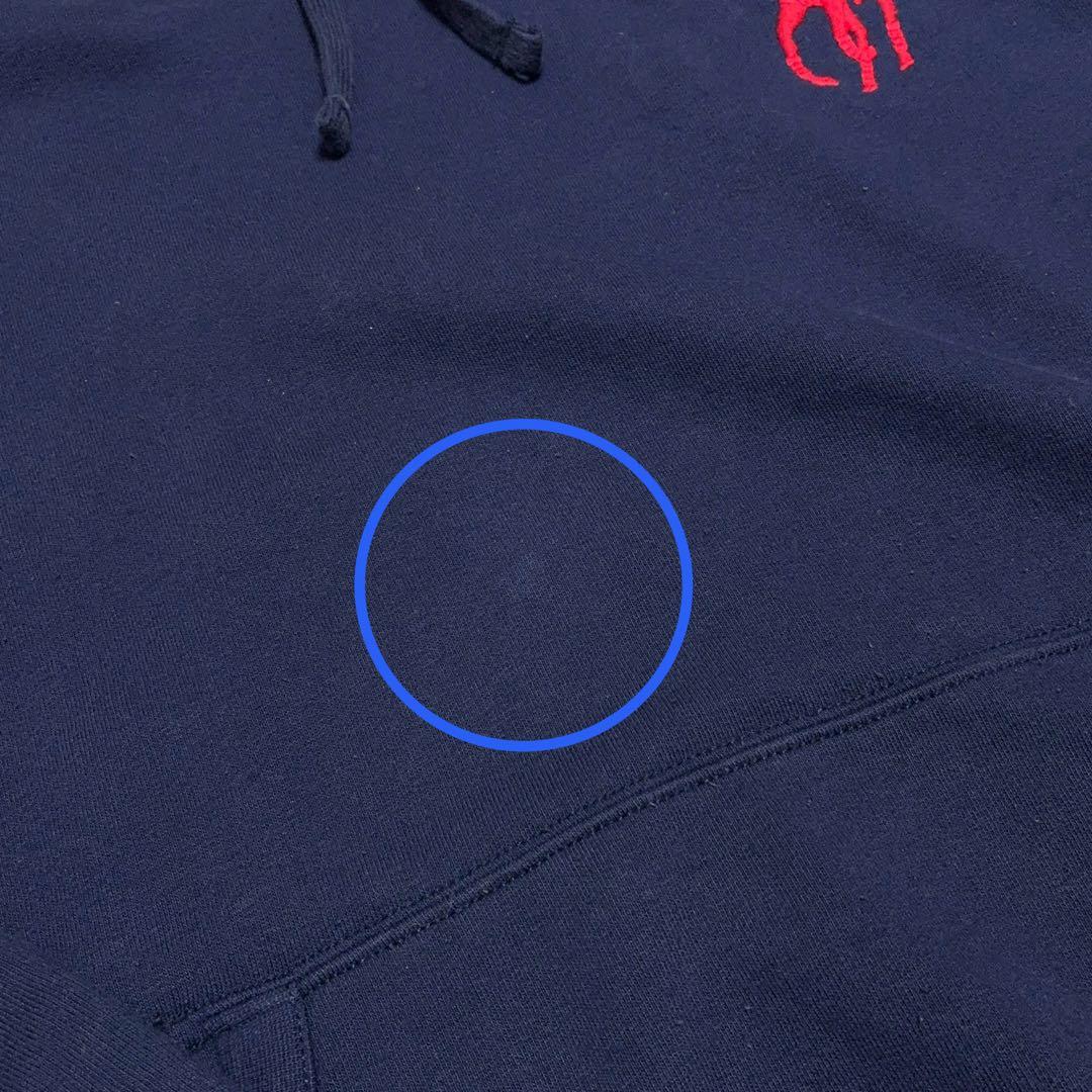 ポロ ラルフローレン ビッグポニー刺繍 プルオーバー パーカー ネイビー L