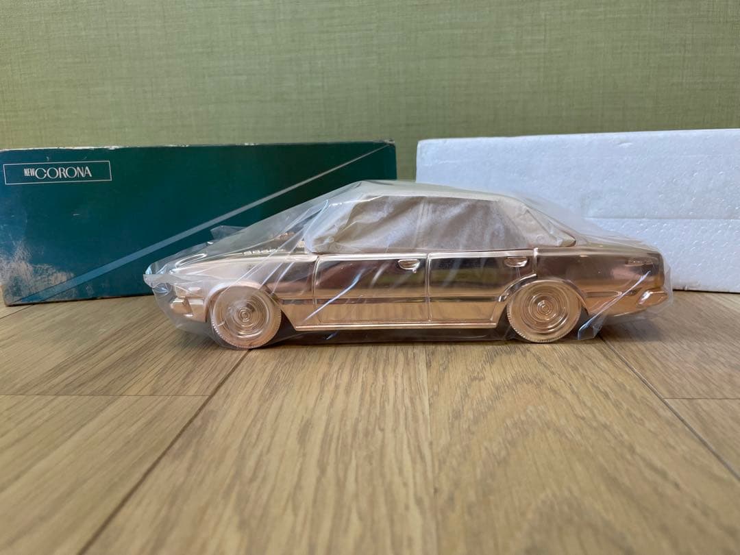 美品トヨタ コロナ メタル製 ゴールド シガレットケース ノベルティ
