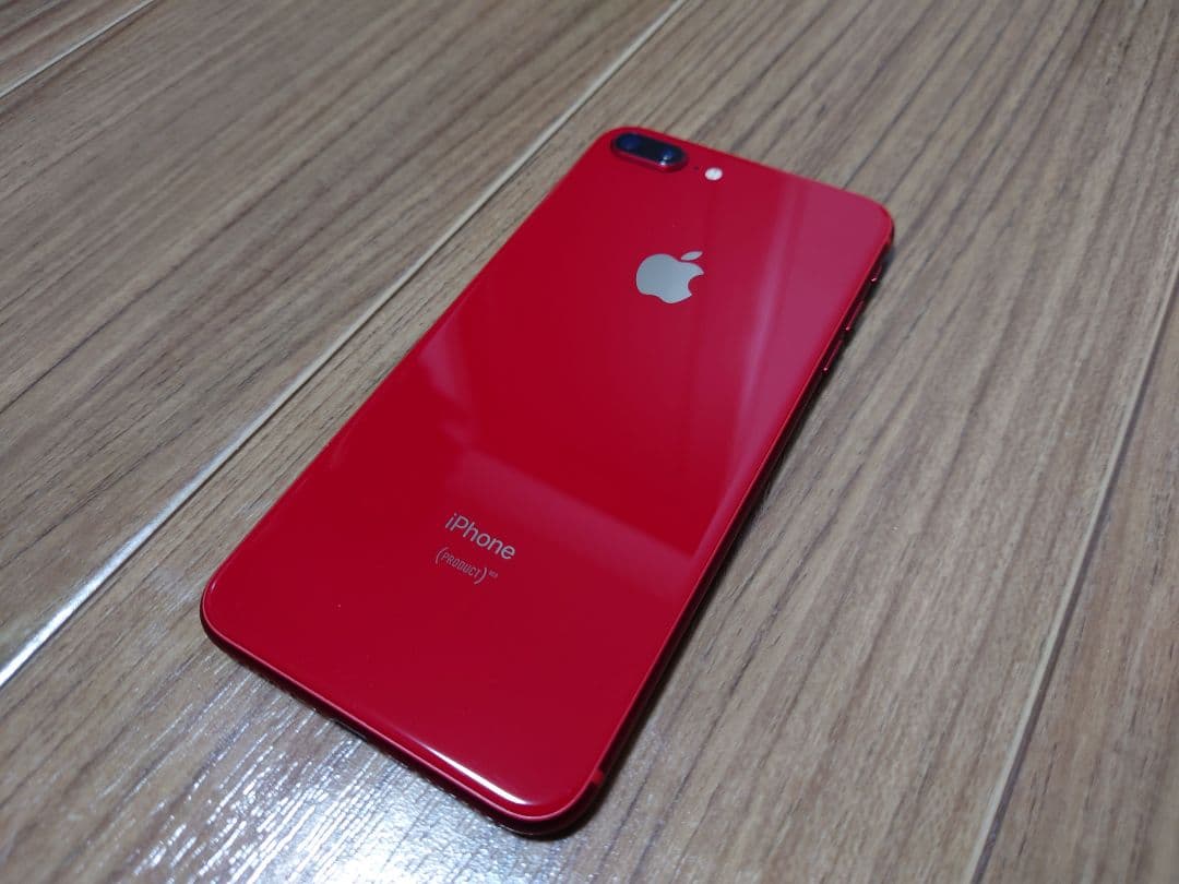 iPhone 8 Plus RED 256GB SIMフリー 美品 iphone8plus 本体 レッド☆美品