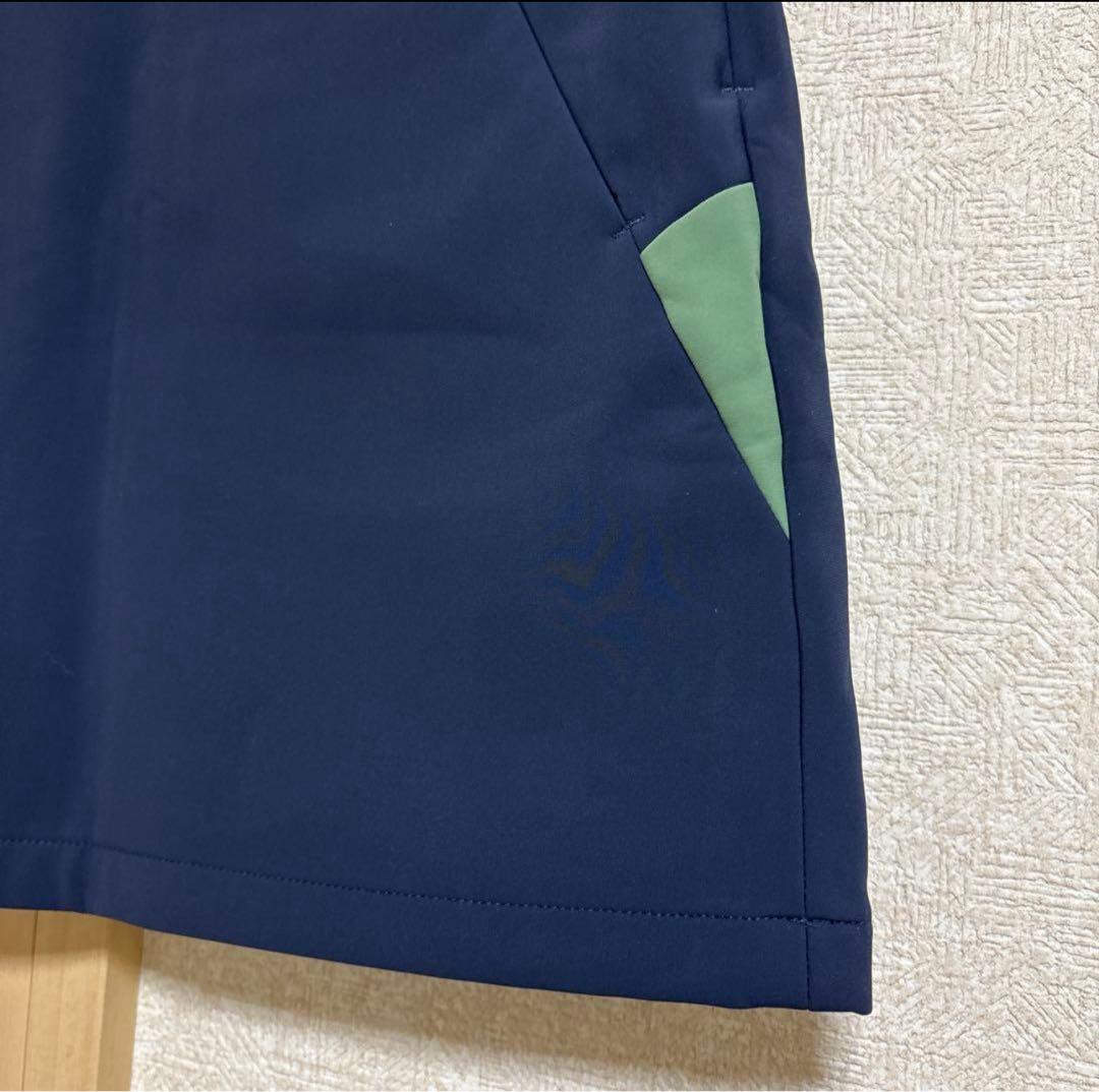 テーラーメイド　ゴルフ　中綿ジャケット　裏起毛厚手スカート　2点　L\M 紺色