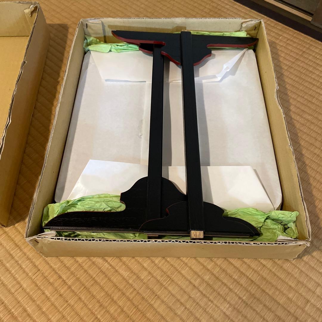 茶道具「鵬雲斎好」『平悠棚』組立式　保護シート付