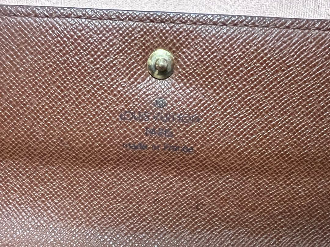 ルイヴィトン　三つ折り財布　モノグラム　ポルトトレゾール M61202