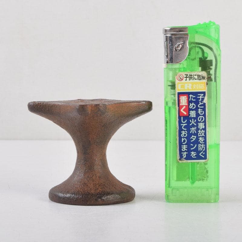 茶道具 十三代 宮崎寒雉 古鉄 月心寺 蓋置 共箱 C