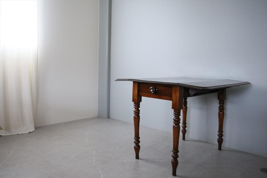 英国アンティーク木製ドロップリーフテーブル/バタフライ/ダイニング机91-229