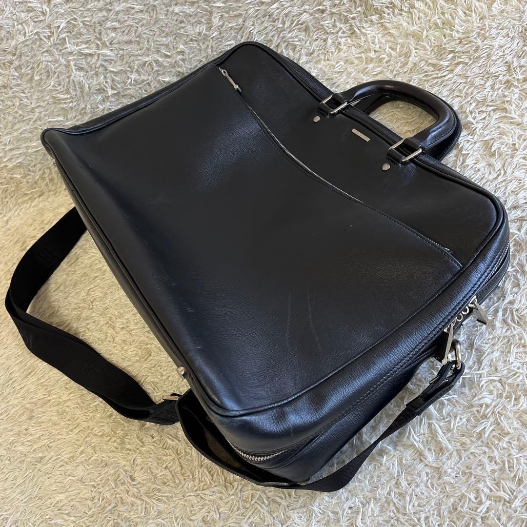 Ermenegildo Zegna バッグ 黒 大容量 2way ビジネス