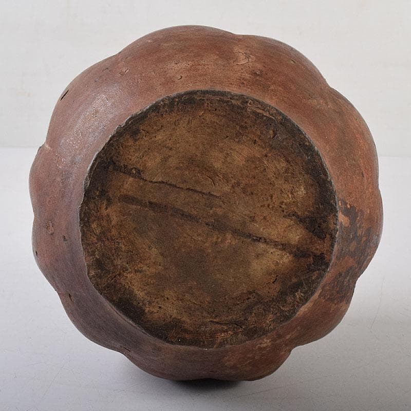 中国 古代 土器 刻線文 壷 水甕 C R8531