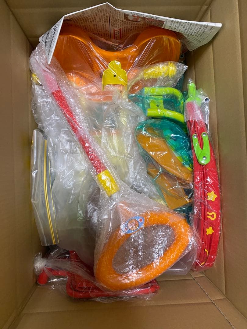 美品】室内 アンパンマン デラックスII 三輪 アンパンマン三輪車