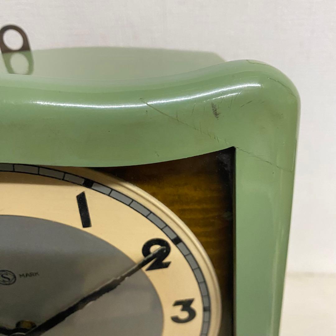 SEIKOSHA 昭和レトロ ゼンマイ時計 グリーン No.1753