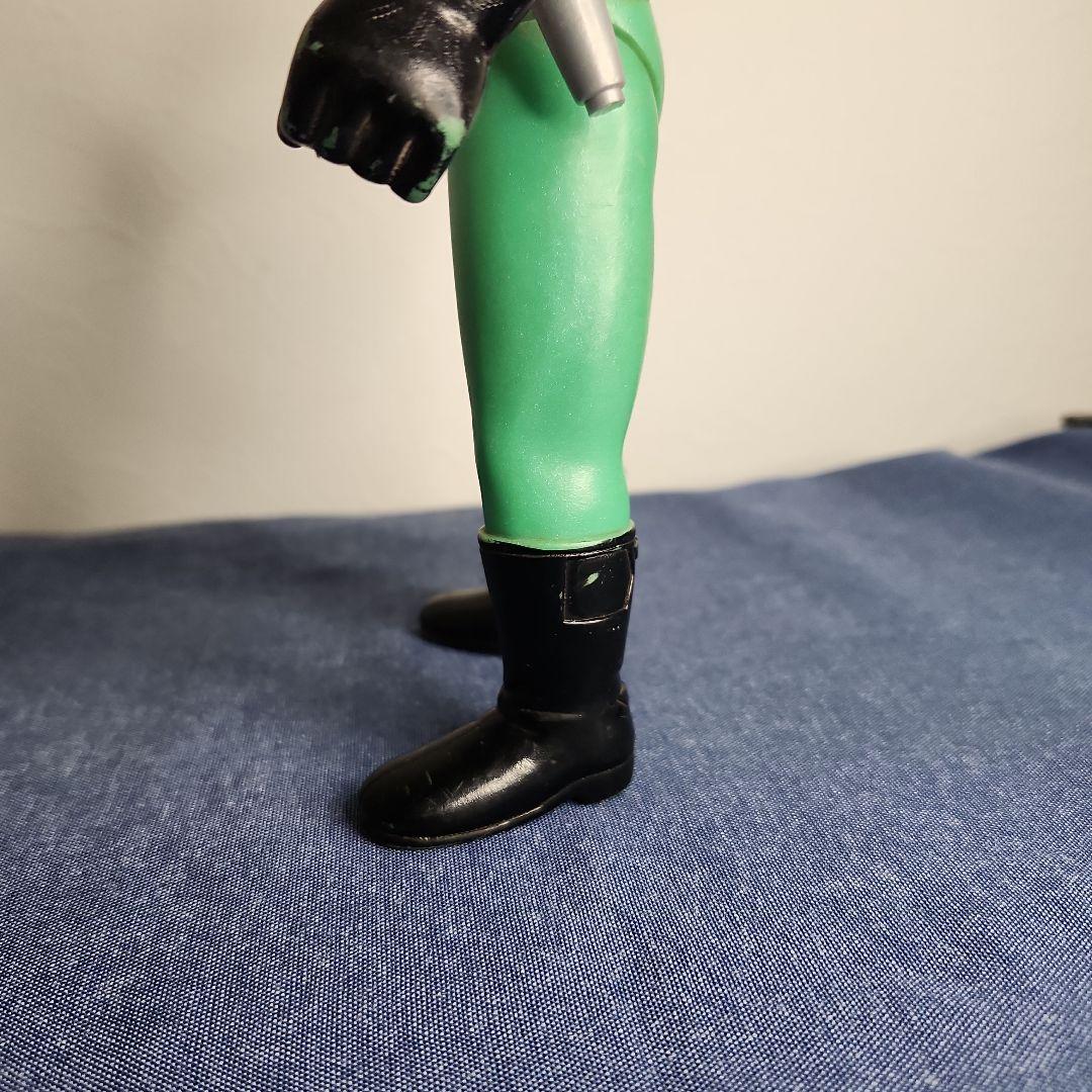 ミドリレンジャー　ソフビ　面なし　武器なし　マントなし。レア