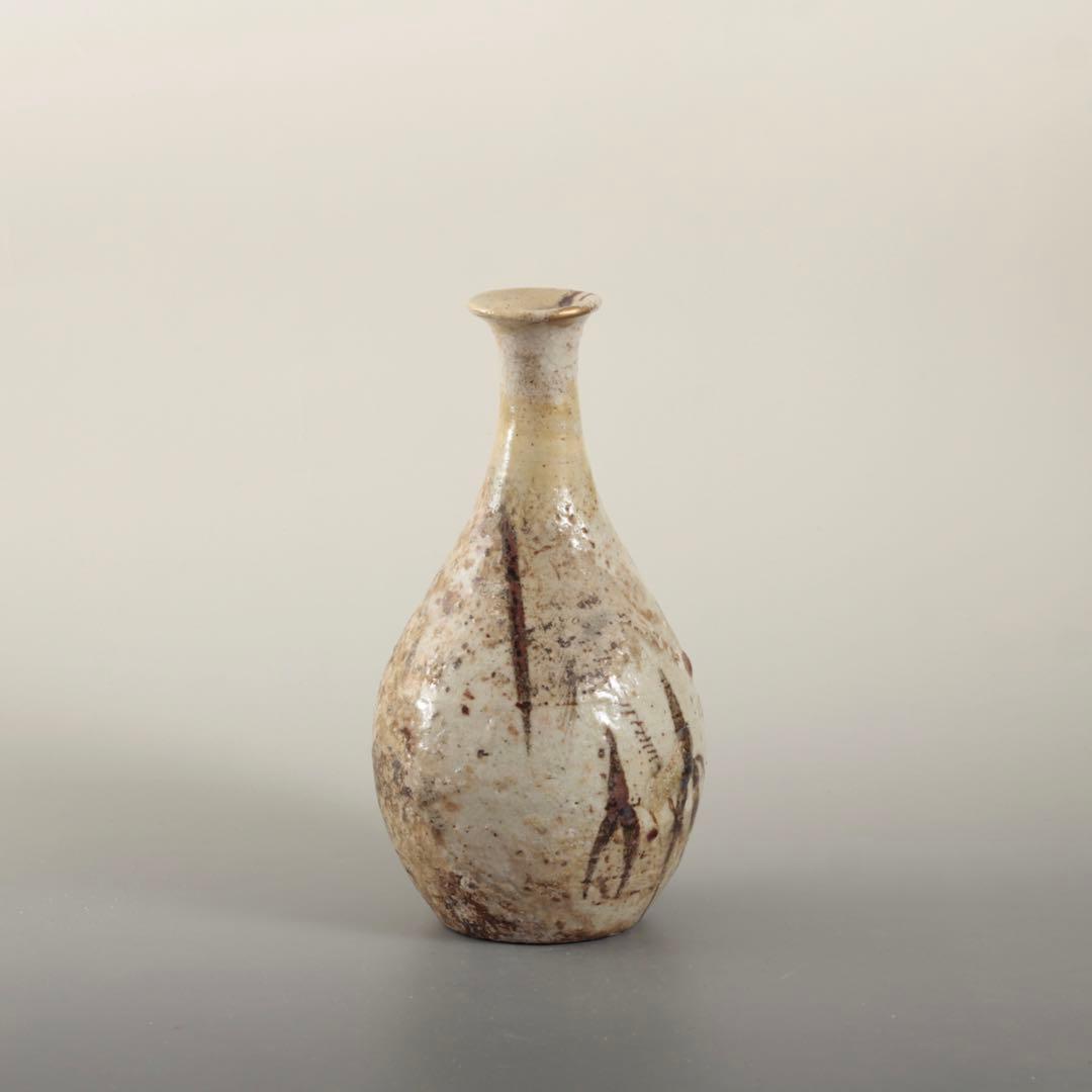 志野織部 徳利 桃山〜江戸初 古美術 古道具 アンティーク 酒