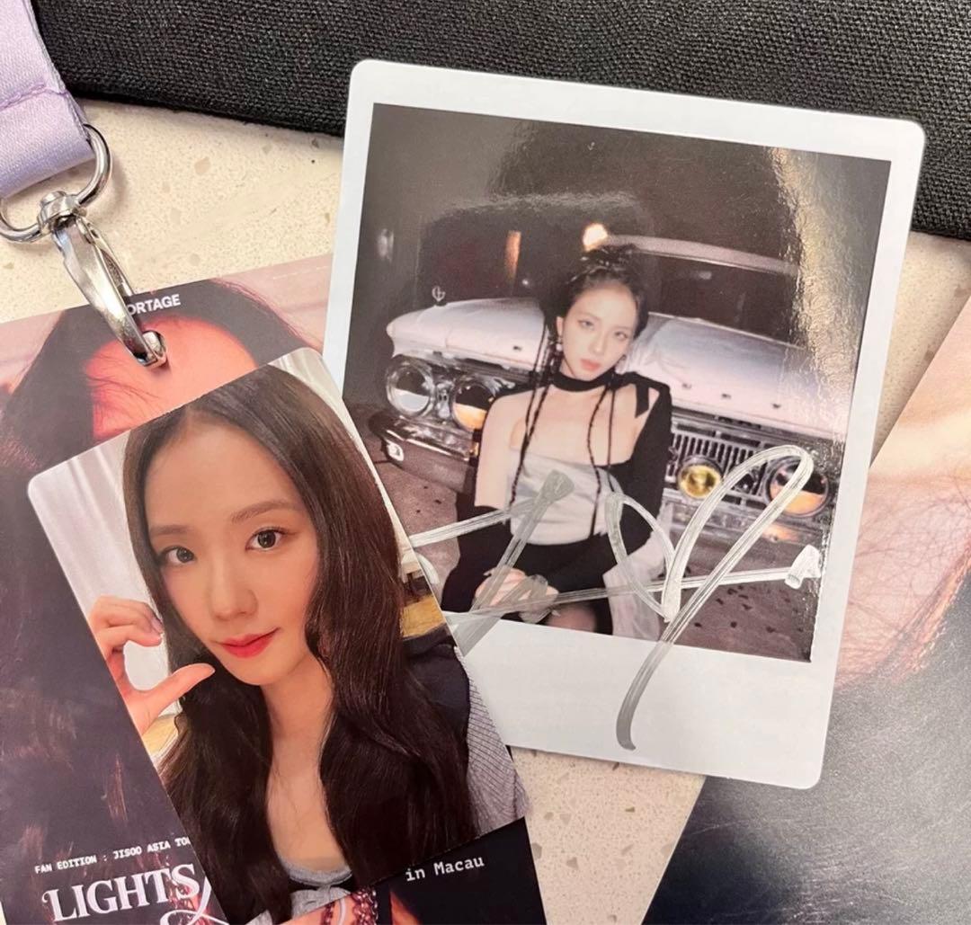 BLACKPINK ジス AMORTAGEマカオ入場者限定 サイン入りポラロイド
