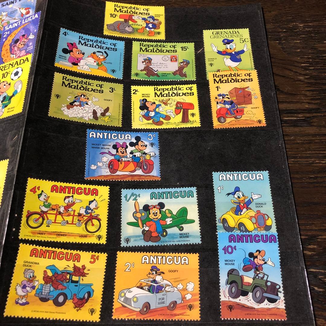 ディズニー 他 外国切手 157枚