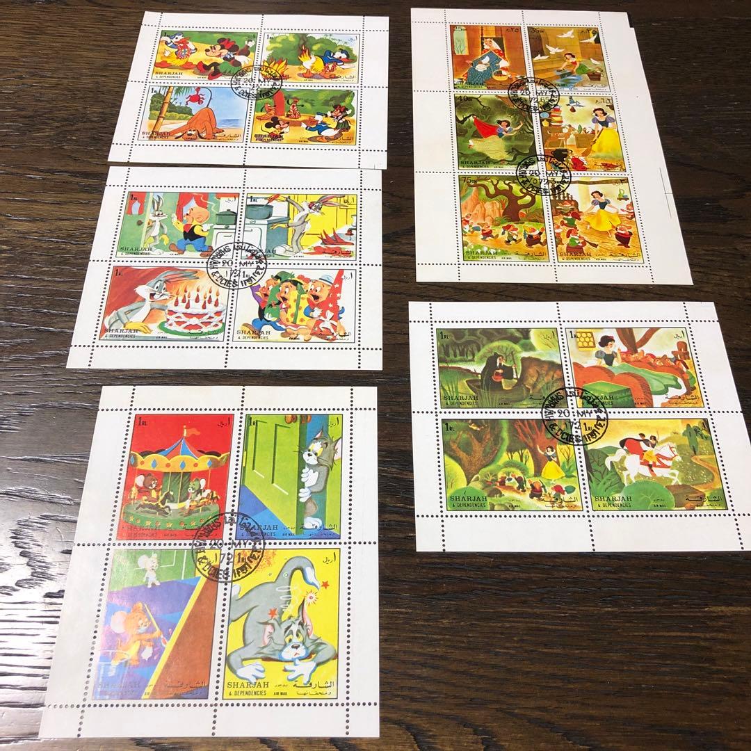 ディズニー 他 外国切手 157枚