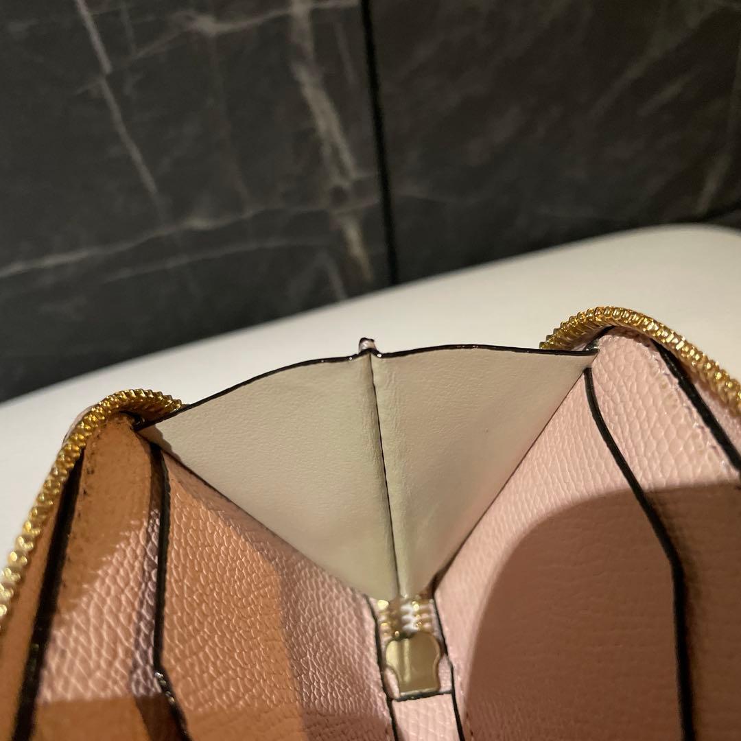 ヴァレクストラ　ラウンドジップ ミニウォレット　ペオニア