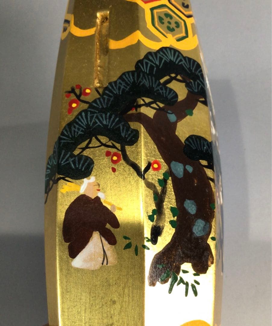 P299 香合 『南斎造』『高砂松竹梅文』『ぶりぶり香合』 共箱 茶道具