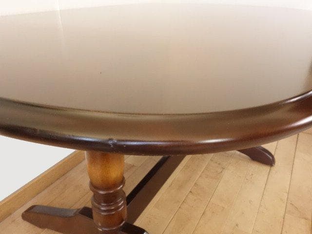 飛騨産業　ダイニングテーブル1500　アンティーク　天板のみ再塗装　USED