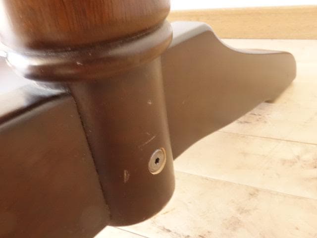 飛騨産業　ダイニングテーブル1500　アンティーク　天板のみ再塗装　USED