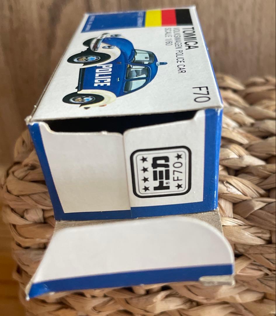 〈トミカ〉青箱 F70 フォルクスワーゲン ポリスカー 黒 (日本製)