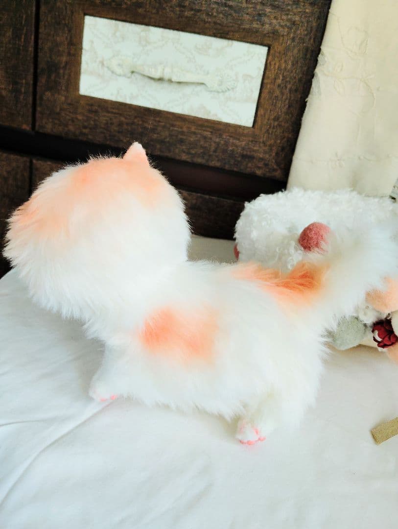 子猫きなこちゃん❤ころころぽっちゃり♡カゴセット♡アートドール