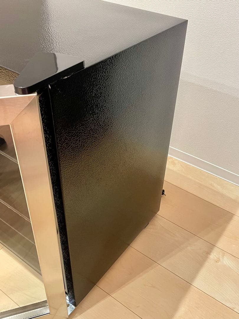 【ほぼ未使用】Shelddi ガラスドア冷蔵庫（48L）