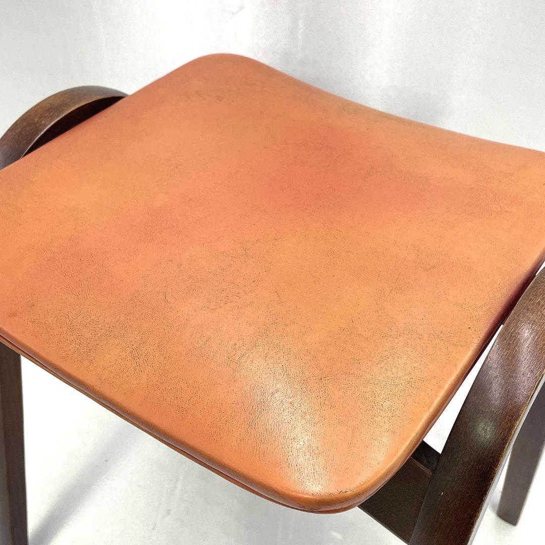 秋田木工 剣持勇 スタッキングスツール 曲げ木 2脚セット 昭和レトロ