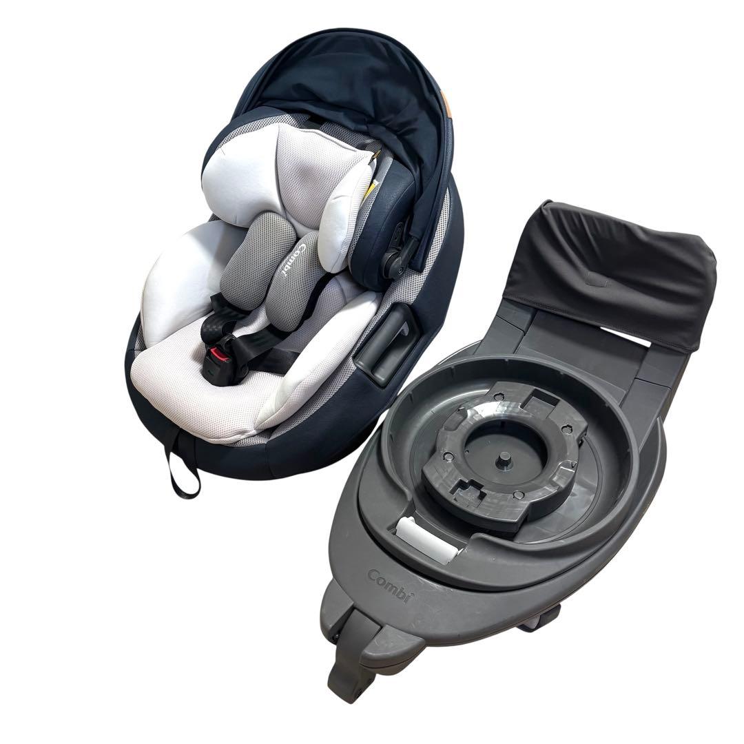 極美品 コンビ Combi ZA-670 THES ISOFIX エッグショック