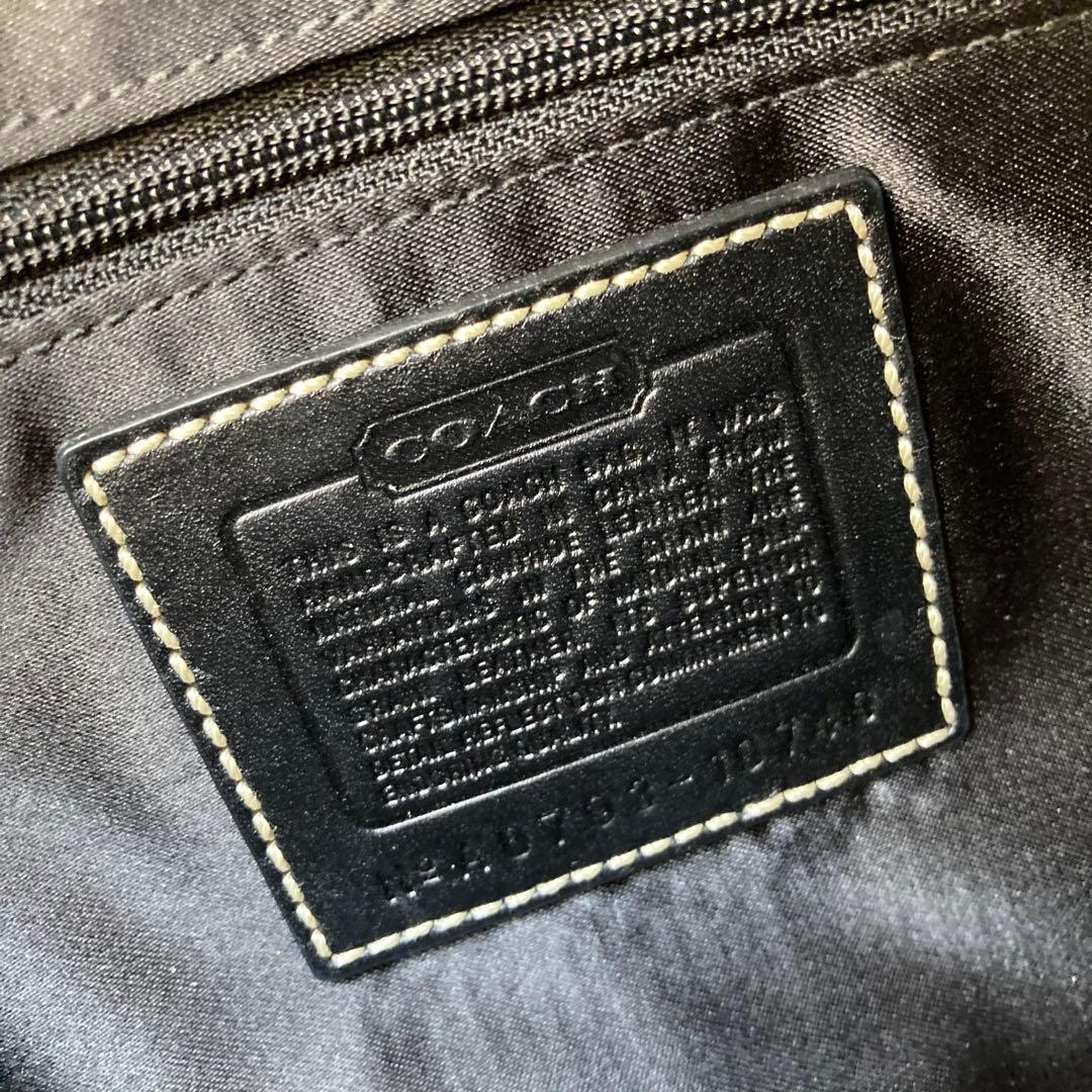 極美品 coach archive vintage old half moon